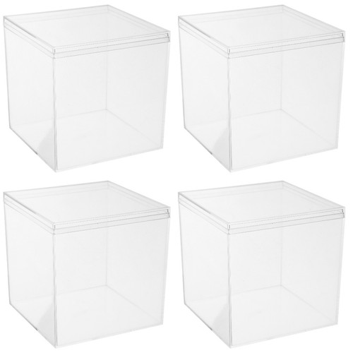 4pcs clear acrylic display - 4pcs,