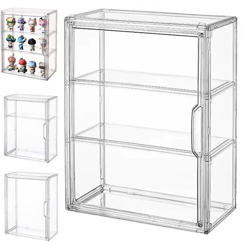 Tiers clear display case - clear,