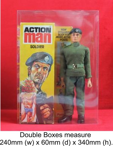 Action man figure clear - man,